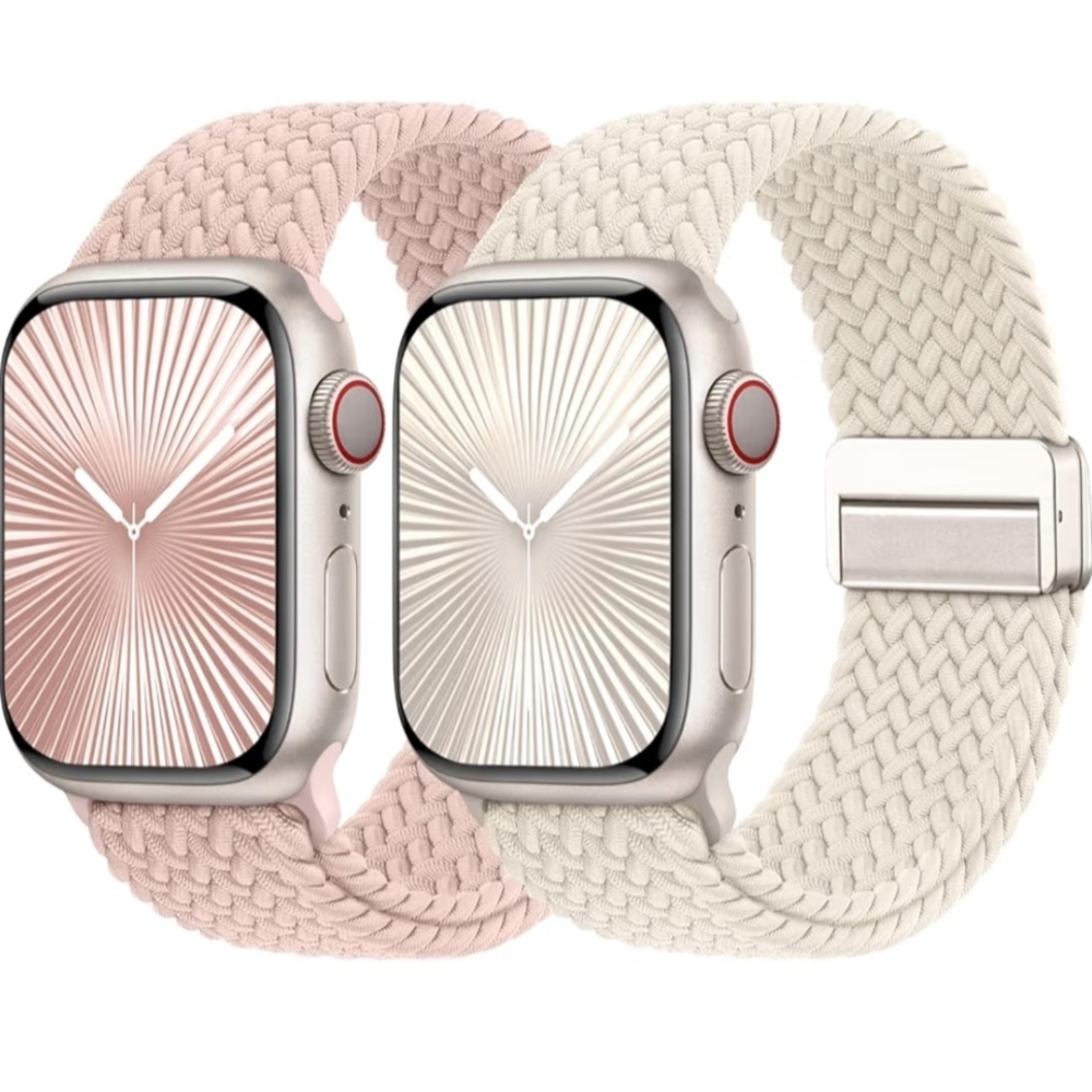 Braided Stretchy Bands with Magnetic Clasp Compatible for Apple Watch Band